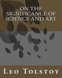 bokomslag On the Significance of Science and Art