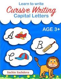 bokomslag Learn to Write - Cursive Writing: Capital Letters for Kids