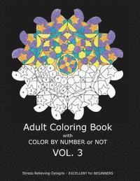 bokomslag Adult Coloring Book With Color By Number or Not