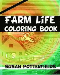bokomslag Farm Life Coloring Book