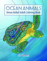 bokomslag Ocean Animals: Stress Relief Adult Coloring Book