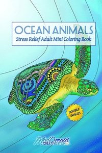 bokomslag Ocean Animals: Stress Relief Adult Mini Coloring Book