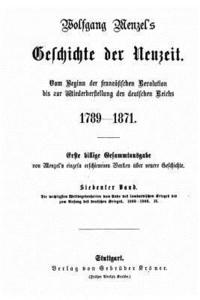 bokomslag Geschichte der Neuzeit, Vom Beginn der Französischen Revolution Bis Zur Wiederherstellung des Deutschen Reichs