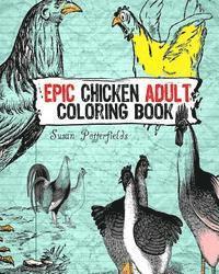 bokomslag Epic chicken Adult Coloring Book