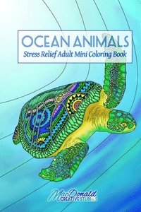 bokomslag Ocean Animals: Stress Relief Adult Mini Coloring Book