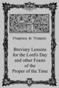 bokomslag Breviary Lessons for the Lord's Day: and other Feasts of the Proper of the Time
