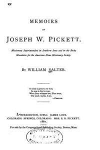 Memoirs of Joseph W. Pickett 1