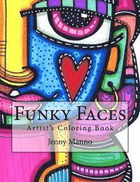 bokomslag Funky Faces: Adult Coloring Book