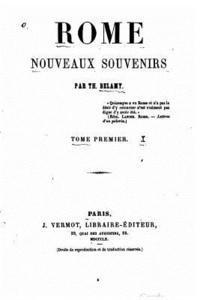 Theodore Belamy - Rome, Nouveaux Souvenirs, Vol. I, Häftad