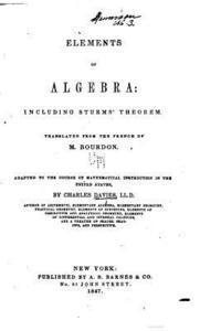 bokomslag Elements of Algebra, Including Sturms' Theorem