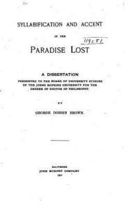 Syllabification and Accent in the Paradise Lost 1