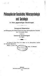 bokomslag Philosophie Der Geschichte, Völkerpsychologie Und Sociologie