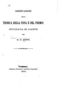 bokomslag Osservazioni sulla teorica della pena e del premio studiata in Dante