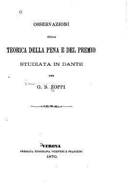 bokomslag Osservazioni sulla teorica della pena e del premio studiata in Dante