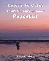 bokomslag Colour to Calm Peaceful: Therapeutic Adult Colouring Book