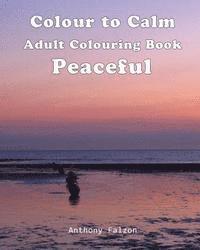 Anthony Falzon - Colour to Calm Peaceful: Therapeutic Adult Colouring Book, Häftad
