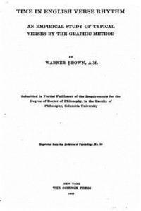 Warner Brown - Time in English Verse Rhythm, Häftad