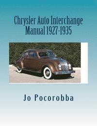 bokomslag Chrysler Auto Interchange Manual 1927-1935