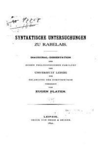 Syntaktische Untersuchungen zu Rabelais 1