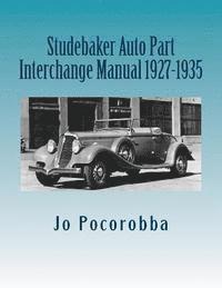 bokomslag Studebaker Auto Part Interchange Manual 1927-1935