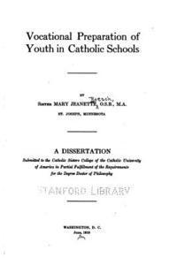 bokomslag Vocational Preparation of Youth in Catholic Schools