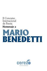 bokomslag II Concurso Internacional De Poesia Homenaje a Mario Benedetti