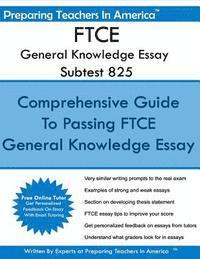 bokomslag FTCE General Knowledge Essay Subtest 825: General Knowledge FTCE Exam