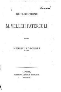 bokomslag De Elocutione M. Velleii Paterculi