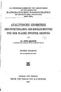 Analytische Geometrie des Punktepaares, des Kegelschnittes und der Fläche 1