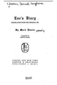 bokomslag Eve's Diary