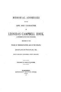 bokomslag Memorial Addresses on the Life and Character of Leonidas Campbell Houk, a Representative From Tennessee