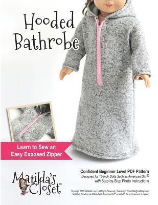 Hooded Bathrobe: Confident Beginner-Level Sewing Pattern for 18-inch Dolls 1