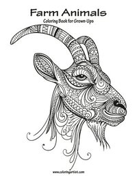 bokomslag Farm Animals Coloring Book for Grown-Ups 1