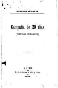 bokomslag Campaña de 20 Dias, Estudios Historicos