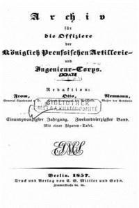 bokomslag Archiv Fur Die Artillerie Und Ingenieur Offiziere Des Deutschen Reichsheeres