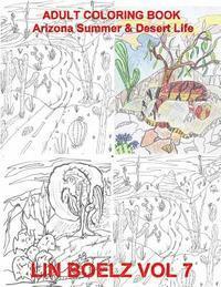 Adult Coloring book Arizona Summer & Desert Life