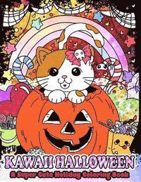 Kawaii Halloween: A Super Cute Holiday Coloring Book 1