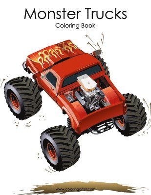 bokomslag Monster Trucks Coloring Book 1