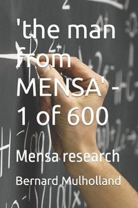 bokomslag 'the man from MENSA' - 1 of 600
