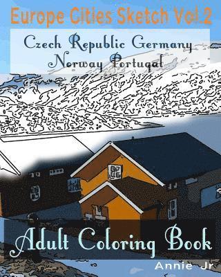 Europe Cities Sketch Vol.2: Adult Coloring Book 1
