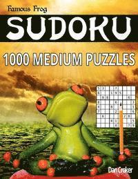 Dan Croker - Famous Frog Sudoku 1,000 Medium Puzzles: A Brain Yoga Series Book, Häftad