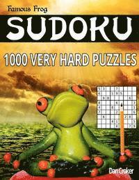 Dan Croker - Famous Frog Sudoku 1,000 Very Hard Puzzles: A Brain Yoga Series Book, Häftad