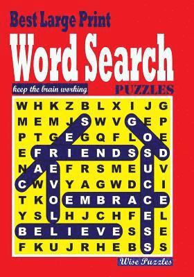 bokomslag Best Large Print Word Search Puzzles