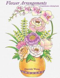 Flower Arrangements - A hand-drawn coloring book 1