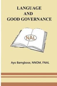 bokomslag Language And Good Governance