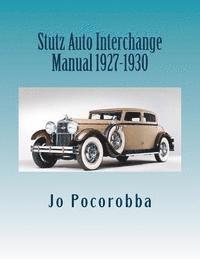 bokomslag Stutz Auto Interchange Manual 1927-1930