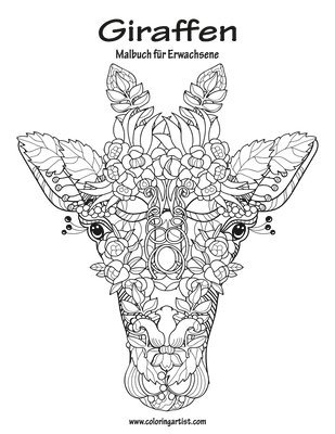 bokomslag Giraffen-Malbuch für Erwachsene 1