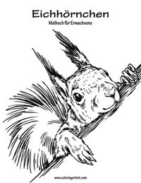 bokomslag Eichhörnchen-Malbuch für Erwachsene 1