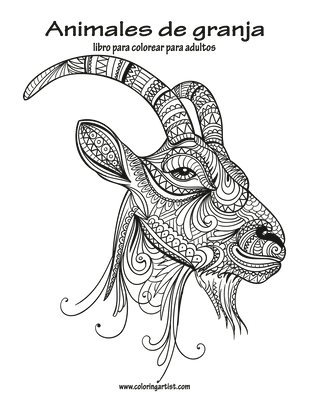 Animales de granja libro para colorear para adultos 1 1