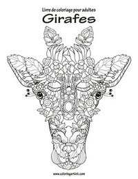 bokomslag Livre de coloriage pour adultes Girafes 1